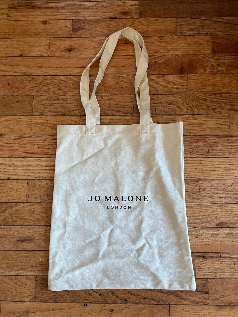 Jo Malone Cream Canvas Logo Tote